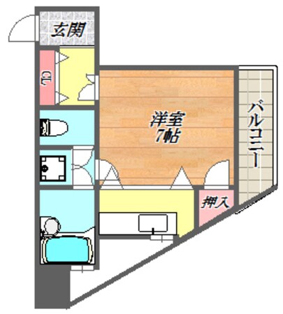 ライオネス富松の物件間取画像